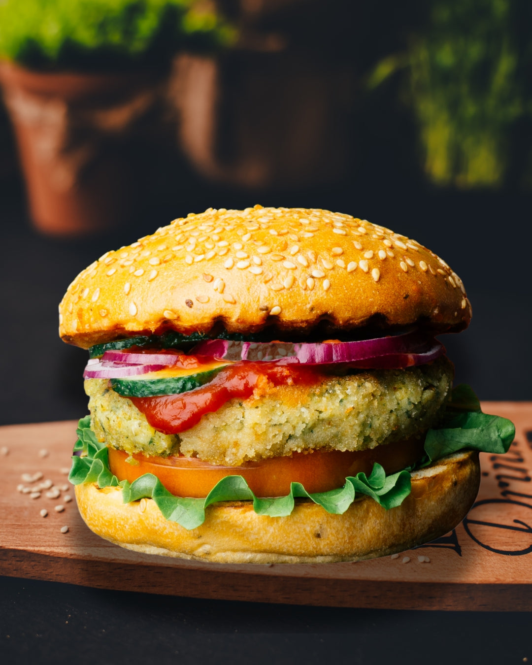 Golden Hash Burger (V)