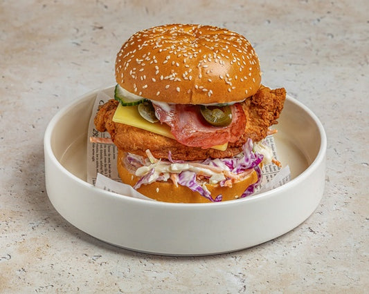 Southern Fried Style Chicken Burger