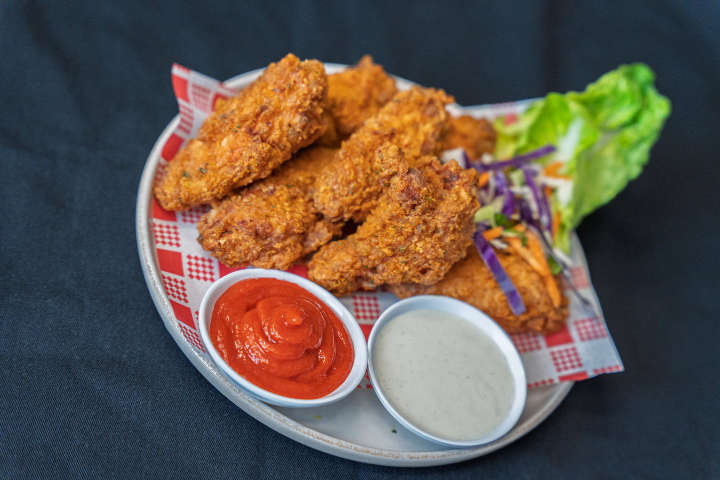 Fried Chicken Wings (6 pcs)