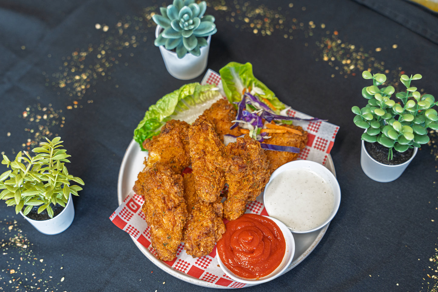 Fried Chicken Wings (6 pcs)