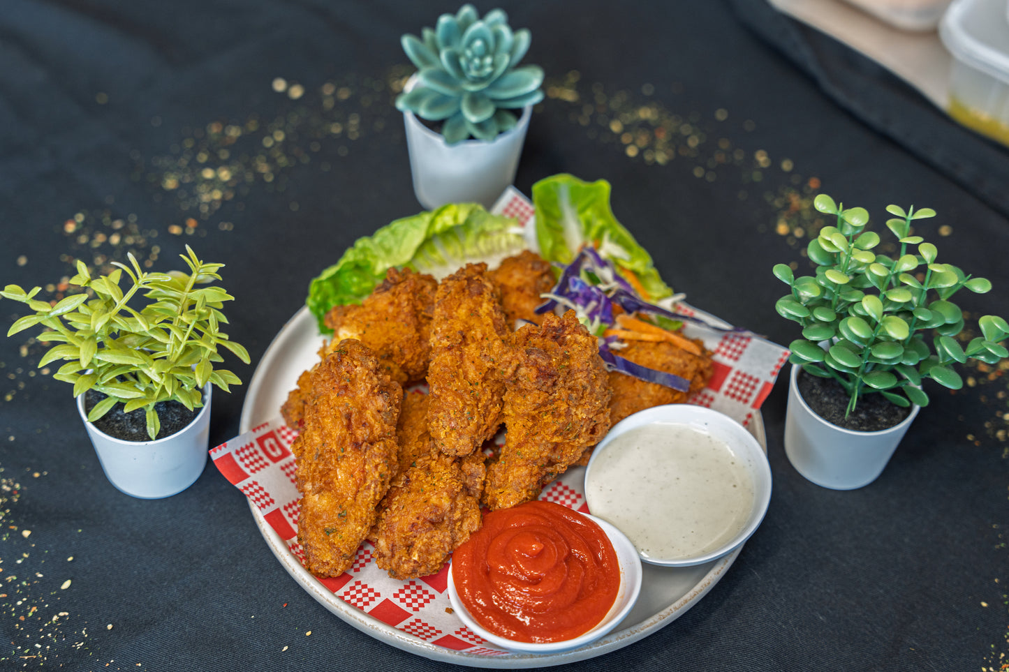 Fried Chicken Wings (6 pcs)