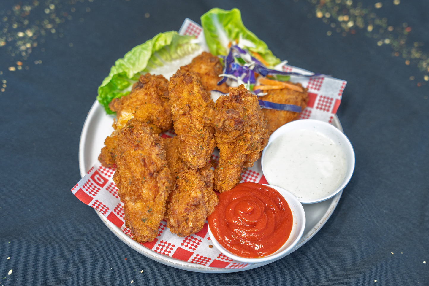 Fried Chicken Wings (6 pcs)