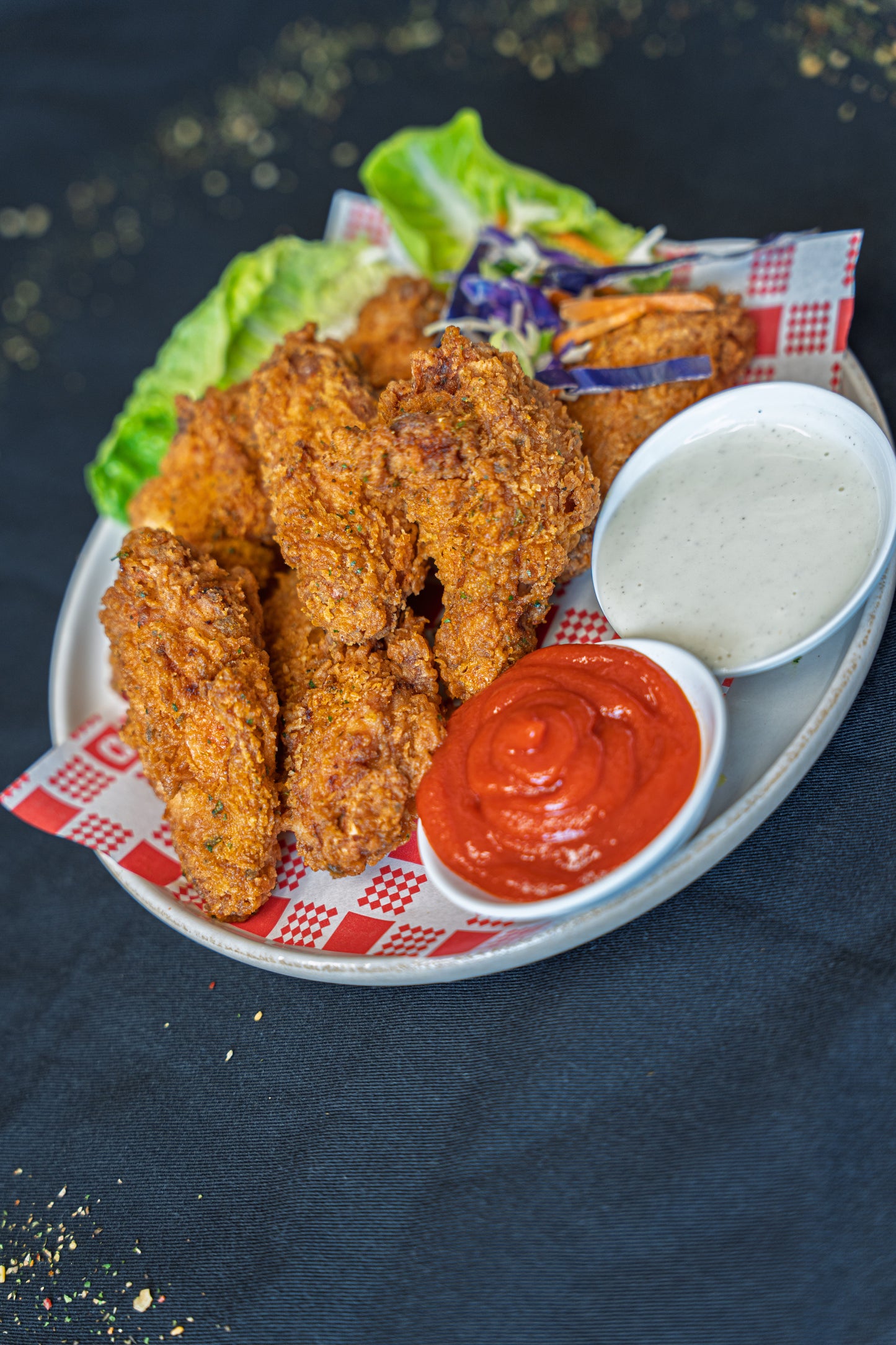 Fried Chicken Wings (6 pcs)