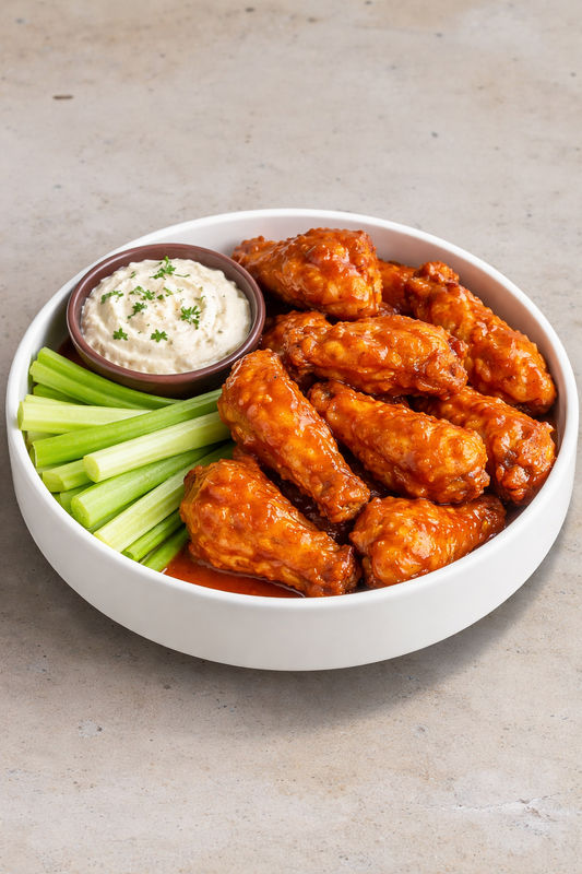 Fiery Buffalo wings