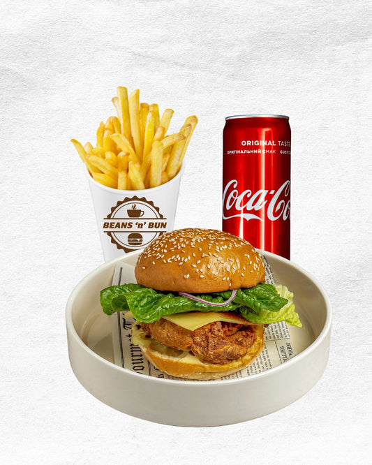The Ultimate BBQ Chicken Burger Meal Deal